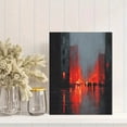 thumbnail image 2 of Abstract Cityscape Canvas Wall Art，Modern Home Decor for Living Room Bedroom Office Hallway, 2 of 8