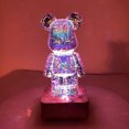 thumbnail image 2 of 3D Bear Firework Light Colorful Desk Bear Night Romantic para niños y niñas Juguetes JShteea El nuevo, 2 of 9