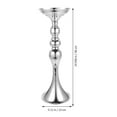 thumbnail image 2 of KAKOWELY Jarrón de centro de mesa para boda, elegante florero de metal, jarrón de centro de mesa para boda, jarrón de mesa para boda, 2 of 4