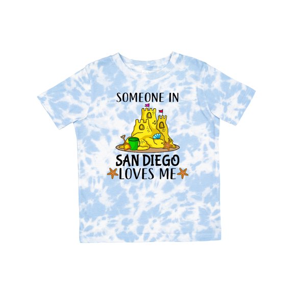 Inktastic Someone in San Diego Loves Me Boys or Girls Toddler T-Shirt