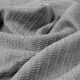 thumbnail image 2 of Orient Originals - Classic Cotton Twill - Super Soft Premium Herringbone Thermal Blanket - Soft & Snuggly - King Grey, 2 of 6