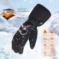 thumbnail image 3 of Guantes de esquí calentados para hombres y mujeres, guantes de invierno con pilas, pantalla táctil impermeable calentadores de manos para motocicleta, patinaje, senderismo, pesca, camping, caza, manos frías ER, 3 of 5