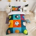 thumbnail image 1 of 3D Color Ball Sports Quilt Cover Set Bedding Set Duvet Cover Pillowcases 82, 1 of 10