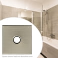 thumbnail image 7 of 1 Pcs 3.5inch Large Shower Flange Square Plumbing Cover Plates, Universal Large Replacement Escutcheon Cover Plate for Covering Gaps, Holes, Fits All Standard 1/2" Pipes(Brushed), 7 of 7