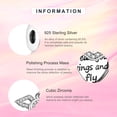 thumbnail image 2 of NINGAN 925 Sterling Silver Charm for Bracelets Wings of Graduation Pendant Charm Women Bracelet Charm, 2 of 6
