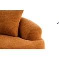 thumbnail image 3 of Orange Chenille + Memory Foam - Living Room, Cozy and Supportive, 3 of 6