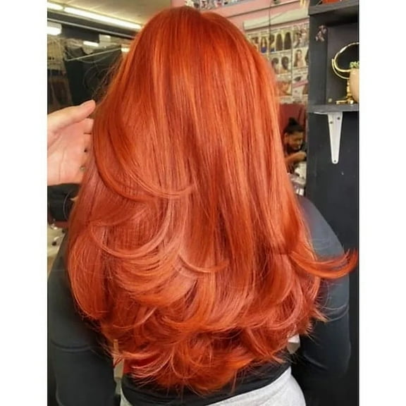 Nvzi-c Wavy Wig No Bangs Middle Parted Cosplay Hair for Daily Party(23.6in，A47)