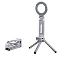 thumbnail image 1 of Support Universel en Aluminium pour Trépied de Téléphone avec Design Pliant Réglable à 360° pour Téléphone Intelligent, 1 of 5