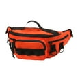 thumbnail image 4 of figatia Fishing Tackle Bag Chest Pack Oxford Pack Crossbody Organizer Waist Pack Fishing Bag Fishing Fanny Pack Camping Outdoor Orange, 4 of 8