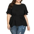 thumbnail image 3 of T-shirt à Manches Courtes à Manches Longues et Manches Longues pour Femmes, 3 of 4