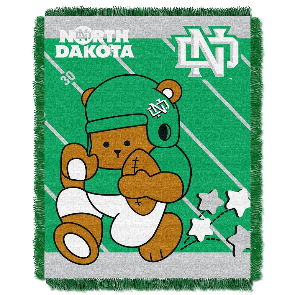 Multi Color 36 x 46 Officially Licensed NCAA Fullback Jacquard Woven Baby Throw Blanket