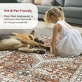 thumbnail image 5 of nuLOOM Vanesa Transitional Medallion Fringe Area Rug, 8' x 10', Vanesa Rust, 5 of 10