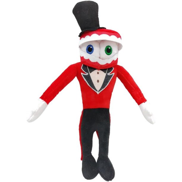 2023 Serie de TV The Amazing Digital Circus Peluches, Almohada de Felpa, Juguetes de Muñecas Suaves, Peluches de Juguete Cumpleaños para Niños (2 Piezas)