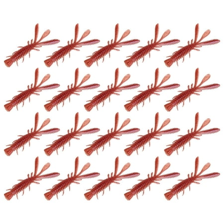 20PCS Soft Fishing Lures Artificial Swimbait for Outdoor Fishing Easy to Use