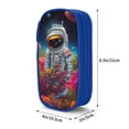 thumbnail image 4 of XMXY Astronaut Universe Large Capacity Pencil Case, Portable Pencil Bags with Compartments Zipper Blue, 4 of 7