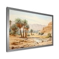 thumbnail image 2 of Designart "Ancient Egypt's Desert Charm I" Landscapes Framed Wall Art Decor - Traditional Beige Egypt Hallway Framed Wall Art Decor, 2 of 6