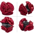 thumbnail image 3 of Paquete de 4 lazos grandes de mariposa y pulpo, de gasa de seda, rosas, de metal, para regalo, 3 of 5