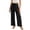 Black, variant on Womens Pants Casual Summer Tapered Cigarette - Cargo Pocket Outdoor White XXL
