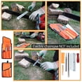 thumbnail image 3 of 10 PCS Chainsaw Sharpener File Kit Hand Tool for Sharpening Electric Chain Saw Includes 5/32 3/16 7/32 Inch Round File, Flat File, Wood Handle, Filing Guide, Depth Gauge, Quick Check Gauge,, 3 of 7
