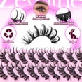 thumbnail image 3 of Pestañas postizas Zegaine Manga Cat Eye D-Curly, largas, 9 pares, 3 of 9