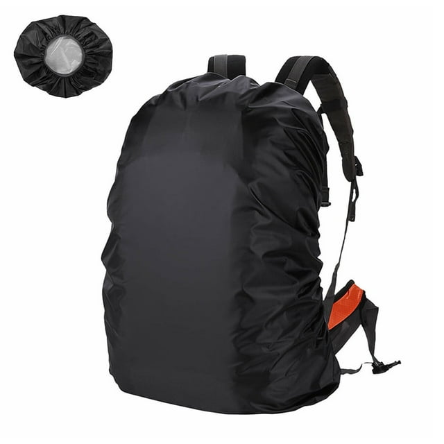 AMERTEER Imperméable Sac à Dos Couverture de Pluie avec Sangle de Boucle Antidérapante Réglable & Couche Intérieure Renforcée de Revêtement Sliver pour le Camping Randonnée Voyage de Chasse Vélo et Plus