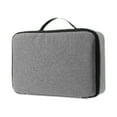 thumbnail image 1 of Organizador de gafas de sol, bolsa organizadora de gafas, compartimento ajustable con cremallera, organizador portátil de joyas y relojes para hombres, 1 of 8