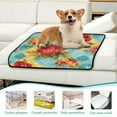 thumbnail image 6 of Qxltty Vintage Rose Quilt Chart Cat litter Pads Pet Set of 2 Diaper Mats Center Anti-leakage Layer Absorbent Soft and Comfortable, 6 of 7