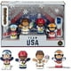 thumbnail image 2 of Little People Collector Team USA Winter Sports Set, 4 figuras de atletas en paquete de regalos Fisher Price Fisher-Price, 2 of 2