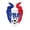 Style B, variant on Dog Bandana, Brazil Soccer Flag Pattern Large Size, 27.6 Inch x 11.8 Inch Single Pack Pet Triangle Bib Scarf, for Large Dogs Puppy Sports Themed Party Costume Neck Wear Accessories