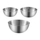thumbnail image 4 of 3 tazones para mezclar anidados de acero inoxidable, apilables, ahorradores de espacio, multiusos, con báscula para cocinar en cocina, fácil, 4 of 8