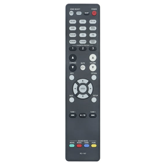 New RC-1167 Replaced Remote Control for DENON Home Theater Receiver AVR-1913 AVR-1913 AVR-2113CI