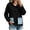 Light Blue, variant on vdgthytj Rain Jacket Women Long Sleeve Full Zip Color Block Hooded Waterproof Fall Outdoor Outerwear with Pockets(X-Large,White)