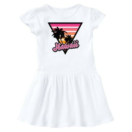 

Inktastic Hawaii with Triangle and Palm Trees Gift Baby Girl Dress