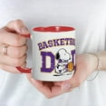 thumbnail image 5 of CafePress - Snoopy Basketball Dad Mug - 11 oz Ceramic Mug - Novelty Coffee Tea Cup, 5 of 6