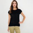 thumbnail image 4 of Women's Sleeveless Knit Top With Seam Front Detail- X Large, Black, 4 of 6
