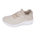 thumbnail image 5 of Walking Shoes Women Non Slip Orthopedic Arch Support Running Sneakers Work Breathable Soft Lightweight Outdoor Footwear Beige Size 6, 5 of 5