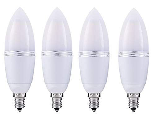 3 Pack E27 Candle Bulbs 12W Screw LED Light Bulbs Bulb 