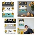 thumbnail image 4 of Sunflower Office Wall Decor Wooden Ctrl Alt Del Decorative Saying Hanging Sign, 4 of 6