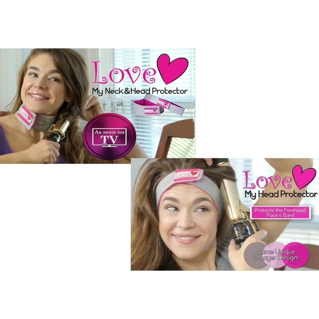 Protection from curling iron burns. Hair Styling Heat Protectors for