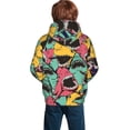 thumbnail image 6 of Kll Unisex Kids Boys Girls Hooded Pocket Pullover Hoodies-Angry Shark Pattern, 6 of 9