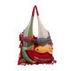 thumbnail image 4 of Bolso tote para mujer, diseño estético, tejido de punto, bolso de hombro moderno para picnic o trabajo. Rojo, 4 of 9
