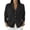 Black, variant on JULMCOMO Knit Cardigan Sweaters for Women Lapel Collar Button Down Loose Trendy Jacket Long Sleeve Casual Outfits Army Green 2XL