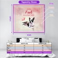 thumbnail image 5 of Every Fart is Love Note Boston Terrier Guilty Face Happy Valentine's Tapestry Gentleman Dog Lover Gifts Wall Hanging Backdrop Home Decor - 01016, 5 of 5