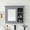 Grey, variant on 30'' x 28'' Wall Mounted Bathroom Storage Cabinet, Modern Bathroom Wall Cabinet with Mirror,Medicine Cabinet, Mirror Cabinet with 3 Open Shelves (Not Include Bathroom Vanity )