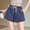 *Navy, variant on ClodeEU Women's High Waisted Drawstring Shorts,Loose Fit Casual Athletic Bottoms for Summer White,Womens Plus S