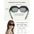 thumbnail image 4 of TINHAO Polarized Fit Over Sunglasses Wear Over Glasses For Women Men Fishing Driving with Oversized Frame Gradient Light Blue, 4 of 6