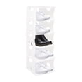 thumbnail image 2 of Organizador de zapatos con 5 estantes, zapatero de almacenamiento, ahorrador de espacio para dormitorio, 2 of 8