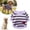A, variant on Zhuke Dog Shirts, Lightweight Soft Striped T-Shirts Dog Vest With Heart Pattern Breathable Comfortable Pet Apparel Tee Shirts Spring Summer Suitable For Small And Medium Large Pets
