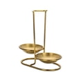 thumbnail image 4 of AMLESO Porte-Louche Portable Multifonctionnel Repose-Cuillère Porte-Louche Vertical pour Hotpot double Rond Or, 4 of 8