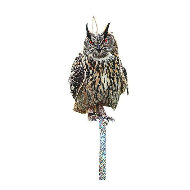 Owl Decoy To Scare Birds Away Scarecrow, Fake Owl Statue For Home